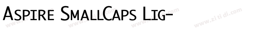 Aspire SmallCaps Lig字体转换 Aspire SmallCaps Lig字体转换